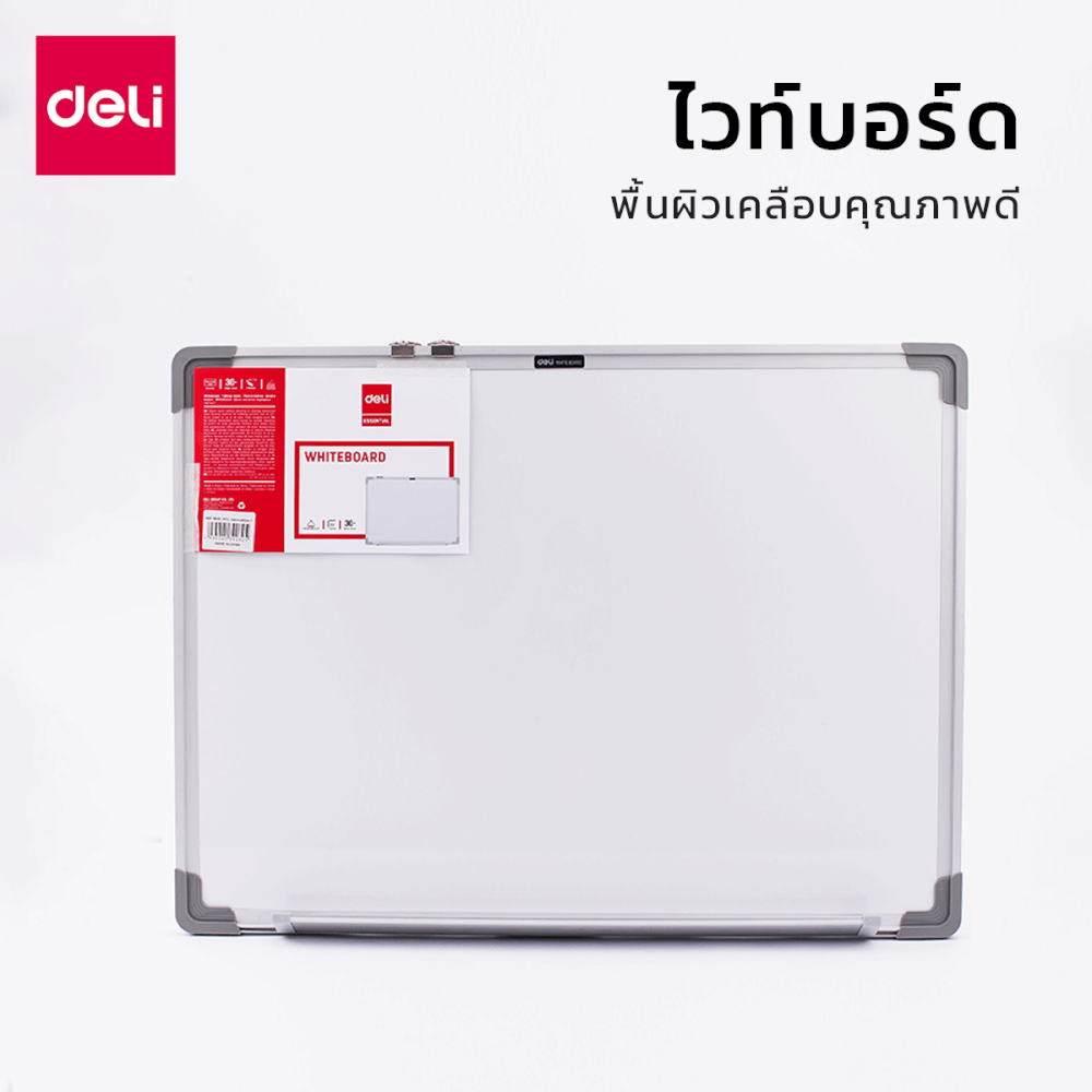 กระดานไวท์บอร์ด DELI E39033A-SL-01 ขนาด 60 X 90 CM_6
